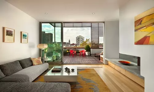 درب تمام شیشه برای اتاق پذیرایی