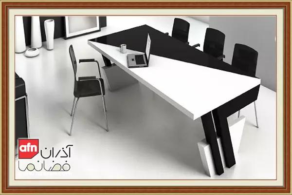 میز ام دی اف سیاه و سفید