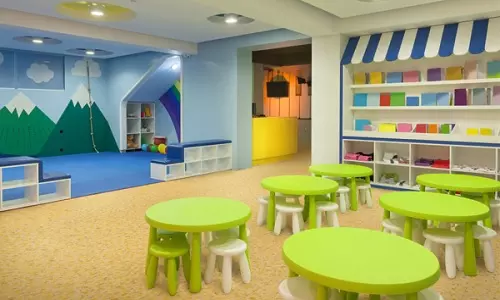 فضای رنگی در کودکستان و استفاده از کفپوش پی وی سی