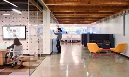 فضای کاری با چشم انداز پیشرفت