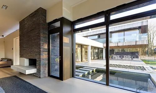 استفاده از آلومینیوم و شیشه در درب های دوجداره