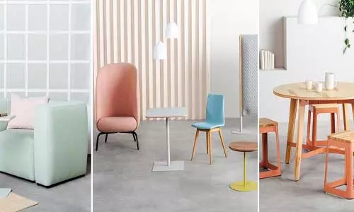 رنگ های ملایم برای مبلمان اداری