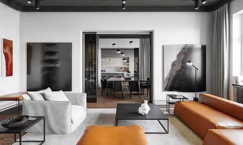 استفاده از رنگ طوسی و سفید در دکوراسیون