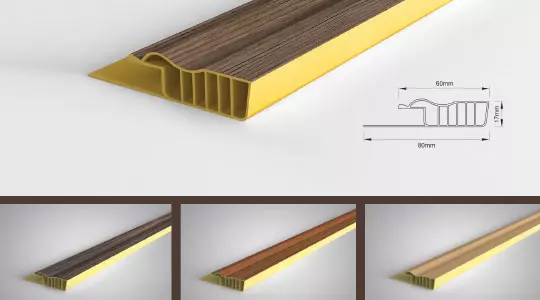 ابزار قرنیز لبه دار پی وی سی