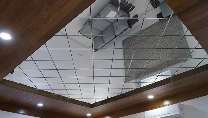 سقف شیشه ای از ا نواع سقف کاذب