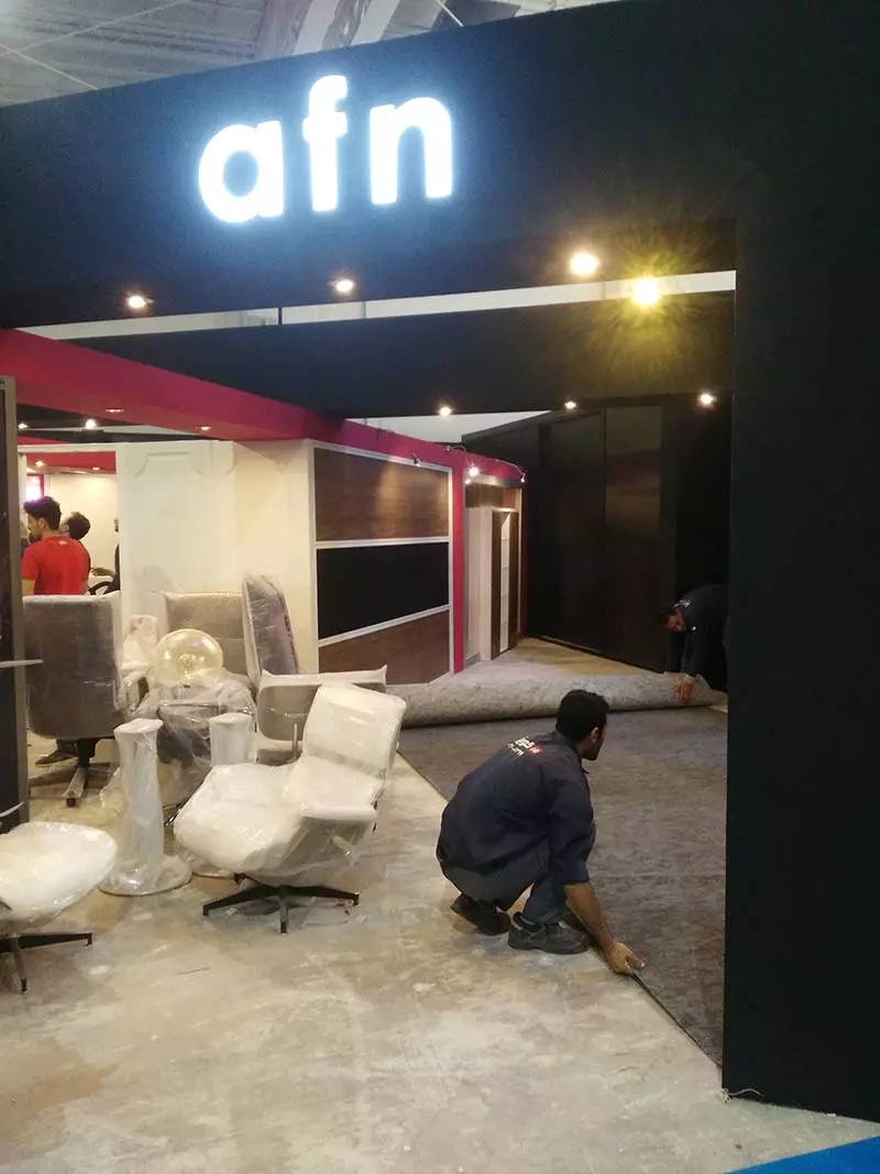 ساخت غرفه آفن در نمایشگاه های بین المللی تهران 96