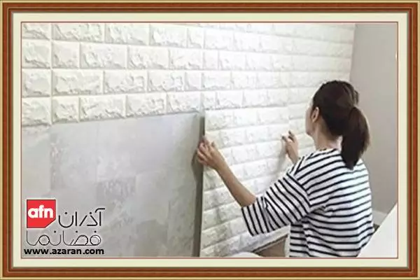 نحوه نصب دیوارپوش بر روی کاشی