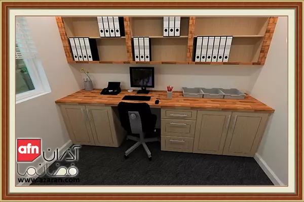 میز اداری در محیط اداری