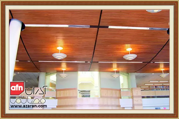 سقف کاذب پی وی سی طرح چوب