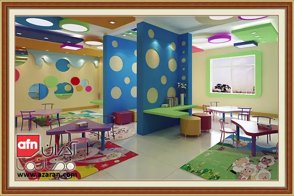 تفکیک فضا نشیمن با مهد کودک توسط پارتیشن