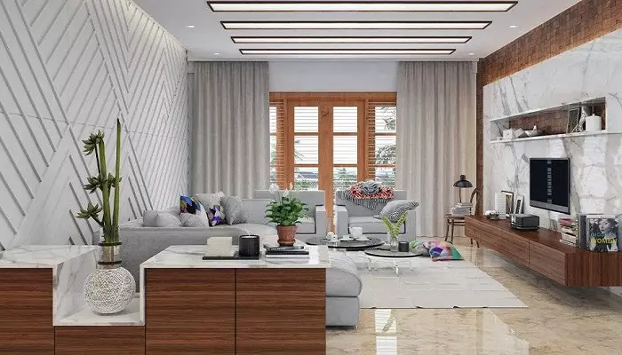 دیوارپوش پی وی سی در طراحی مدرن