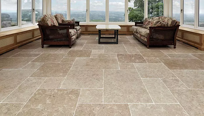 کفپوش سنگی از انواع کفپوش ها