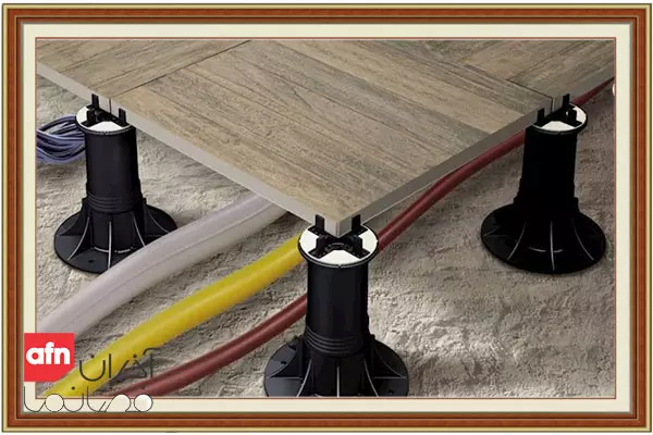 عبور سیم از فضاهای داخلی کف کاذب