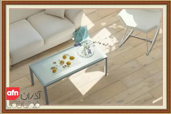 استفاده از پارکت های رنگ روشن