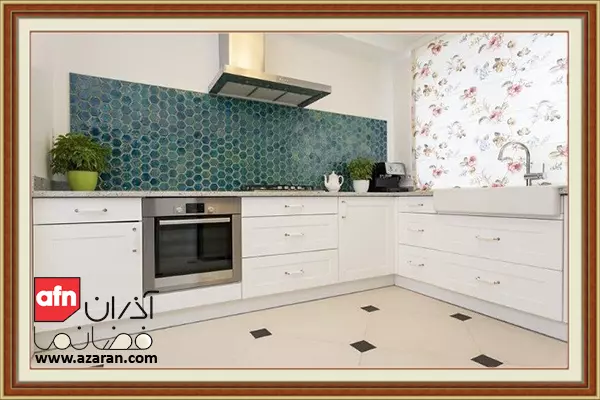 استفاده از کاشی بعنوان دیوارپوش سنتی برای آشپزخانه